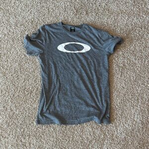 Oakley Men's Grey Logo T-Shirt Size M Hydrolix